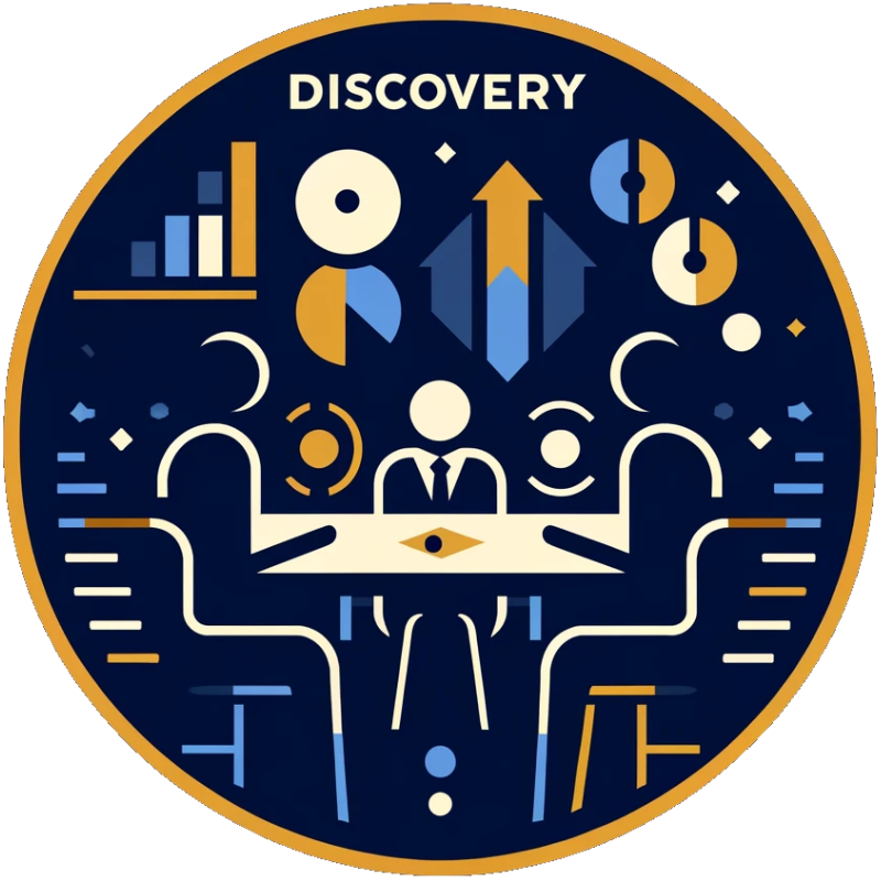 A is A Process - Step 1 Discovery Emblem A is A Process - Step 1 Discovery Emblem
